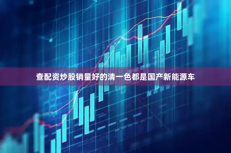 查配资炒股销量好的清一色都是国产新能源车